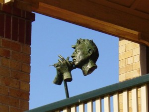 Sculpture at Hotel Brunswick